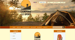 Desktop Screenshot of campingandsport.com